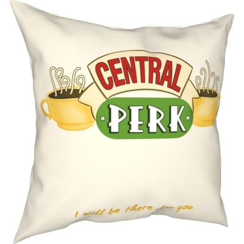 Central Perk Friends Pillowcover Decoration Classic TV Show Cushions Throw Pillow for Living Room Double-sided Printing
