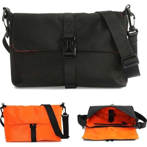 Men Crossbody Messenger Bags Oxford Briefcase Waterproof Ridding Bag Double Sided Sling Shoulder Travel Bag Mini Phone Bag Light