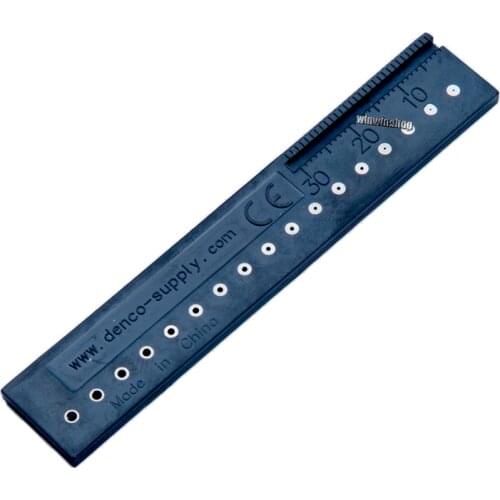 Plastic Mini Dental Endo Ruler Span Measuring Scale Gauge For Dentist Endodontic Dental Equipment Tools