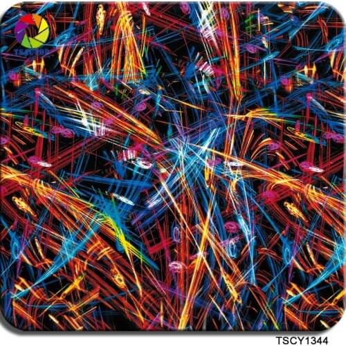 TSAUTOP Size 0.5m x 20m hydrographics film for water transfer printing WDF1344
