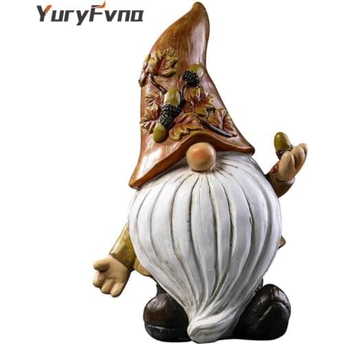 American Style Dwarf Statue Garden Decoration Gardening Gnome Creative Resin Dwarf Cartoon Resin Home Restaurant Decoration