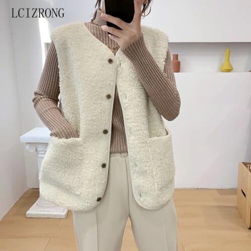 Short Coat Womens Sleeveless Winter Keep Warm Winter Vest Coat Fashion Casual Loose Thick Woman New Waistcoat