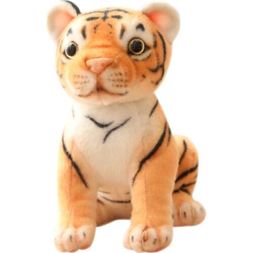 Soft Stuffed Animals Tiger Plush Toys Pillow Animal Lion Peluche Kawaii Doll Cotton Girl Brinquedo Toys For Children Soft Stuff