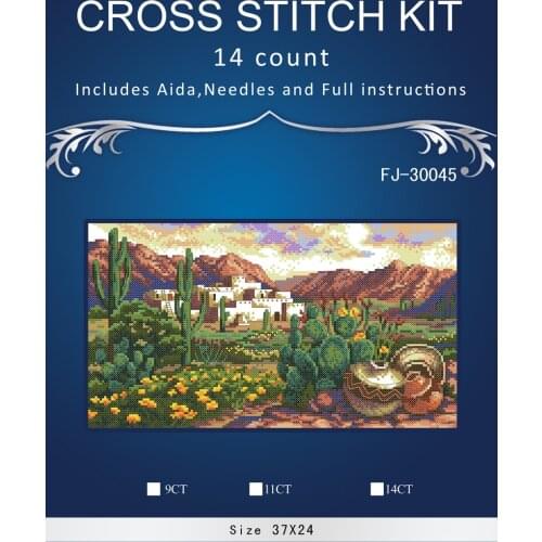 Top Quality Lovely Hot Sell Counted Cross Stitch Kit Old World Holiday Ornaments Similar DMC FJ-30045 Autumn forest
