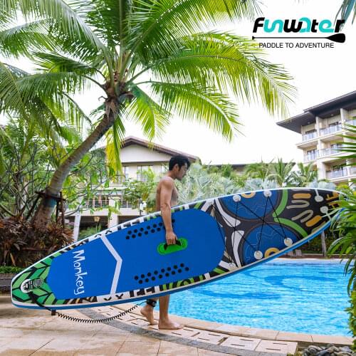 PL SUP Light Inflatable Stand Up Board Paddle Surf Waterproof bag, repair tool, backpack, paddle board, foot rope, pump