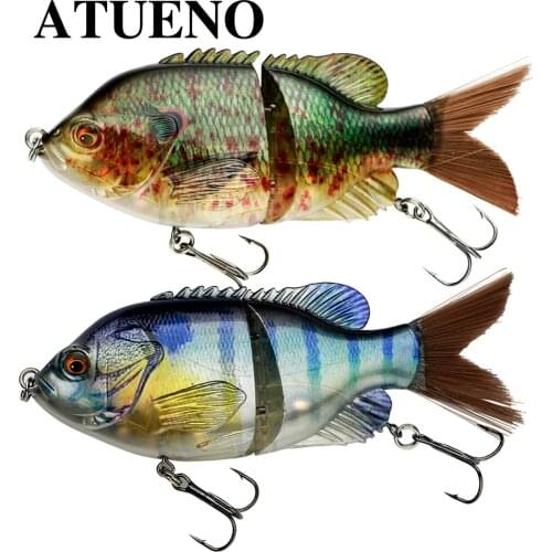 ATUENO 140mm 57g VIB 2 Section Multi Jointed Swimbait Fishing Lures Big Giant Floating Fishing Bass Lures Crankbaits Swimbaits