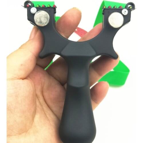 Hot High Quality Slingshot of Resin Flat Rubber Band 4 Aiming Accurate Slingshot for Hunting Shooting Outdoor Slingshot Catapult