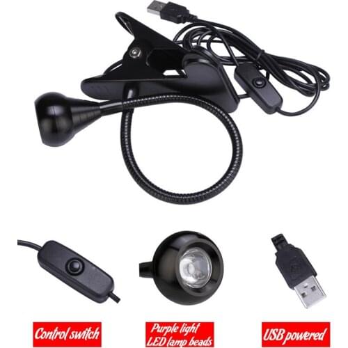 Jabe mobile phone repair UV curing handheld with clip light 5W LED UV USB power supply Green oil curing purple light