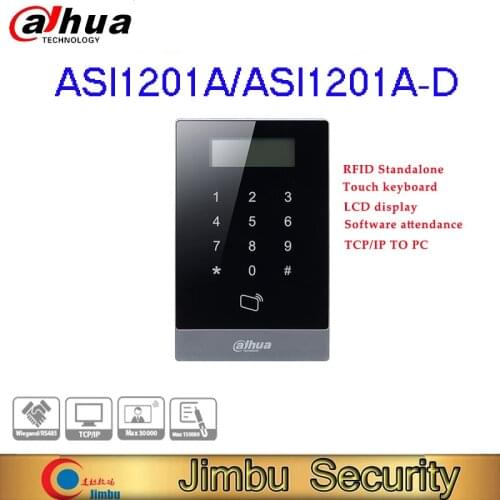 Dahua RFID Standalone ASI1201A-D Touch keyboard and LCD display Software attendance Anti-pass back multi-card open TCP/IP to Pc