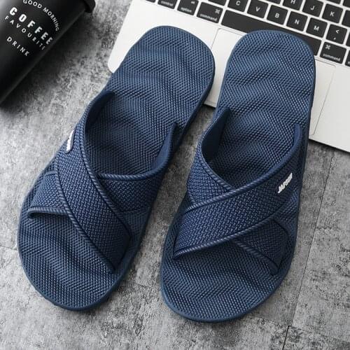 WEH slides men Summer Home Slippers for men Indoor Shoes Slide Slipper Sleepers Bathroom House Shower Bath Room shower slippers