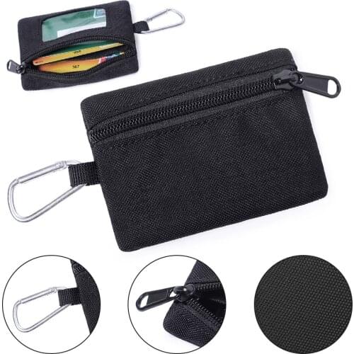 Tactical EDC Pouch Military Key Earphone Holder Men Coin Wallet Purses Army Coin Pocket with Hook Waist Belt Bag for Hunting