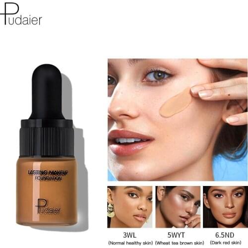 Pudaier Small Bottle Foundation Liquid Concealer Makeup Moisturizing New Bb Cream Foundation Paste Small Branch Cosmetic Gift