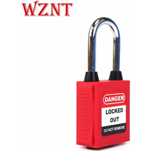 2PCS free shipping cost 38mm steel Shackle OEM dustproof waterproof Safety lockout Padlocks