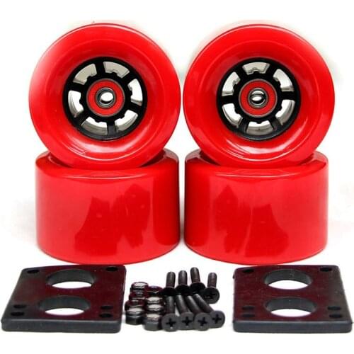 2020 New Top Longboard Wheels Electric Skateboard 78A 90*52mm Wheels ABEC-9 Bearings Bushings Hardware Gasket Skateboard Parts
