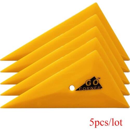 5pcs Go Corner Foil Squeegee Vinyl Film Car Wrap Auto Home Office Car Film Sticker Install Cleaning Scraper Window Tint Tool A48