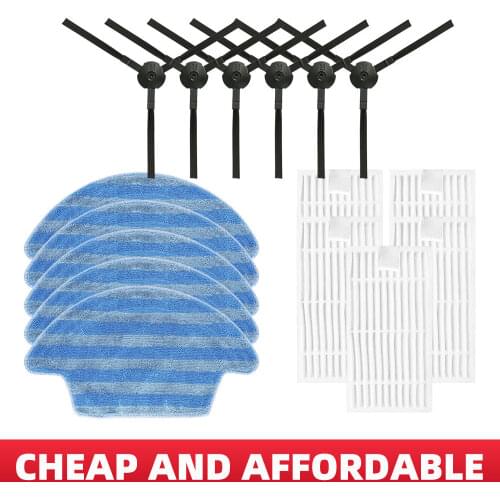 Hepa Filter Side Brush Primary Filter Mop Rag Cloth Replacement Parts For Chuwi iLife V55 Pro Robotic Vacuum Cleaner Accessories
