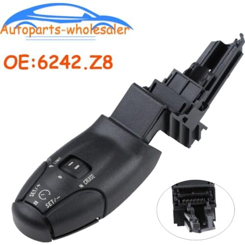 Car 6242.Z8 6242Z8 12272004 96637157XT For Citroen C3 C5 C8 For Peugeot 207 307 308 407 607 3008 Cruise Control Switch