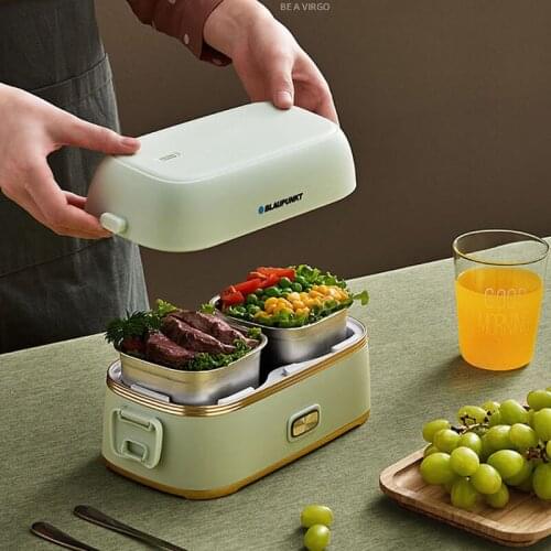 ZK30 Electric Lunch Box Rice Cooker Portable Steam Heat Multicooker Stainless Steel Liner Food Warmer For Home Office 220V