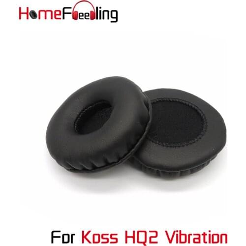 Homefeeling Ear Pads for Koss HQ2 Vibration Headphones Soft Velour Ear Cushions Sheepskin Leather Earpads Replacement