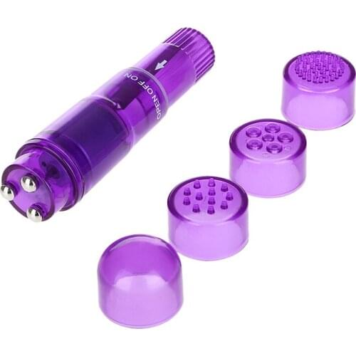 Clitoris Vibrator For Sex Stimulator Massage Adults Wand Vibrators 1 Piece Abs Shop Bullet Four-head An Be Replaced