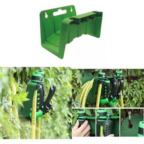 1Pc Wall Mounted Tap Watering Hose Organizer Wash Car Hose Storage Holder Tools Pipe Reel Hanger Rack Home Garden Tools