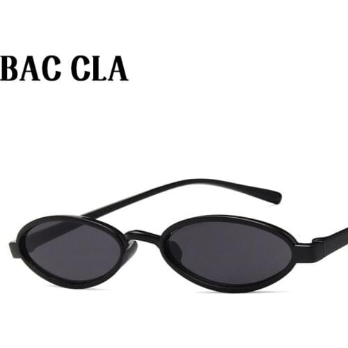 Small Frame Black Shades Round Sunglasses Women Oval Brand Designer Vintage Fashion Pink Sun Glasses Female Oculos De Sol