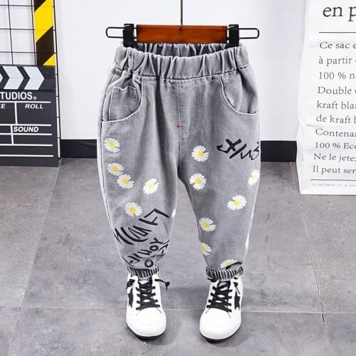 2-9Y Boys Clothes Jeans Classic Bottoms Children Denim Clothing Long Pants Kids Baby Boy Casual Trousers