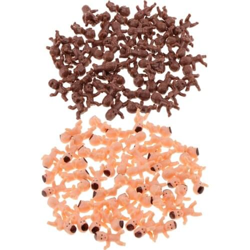 100pcs Mini Plastic Baby Favor Supplies for Baby Shower and Ice Cube Game Decorations Plastic Bathing Products