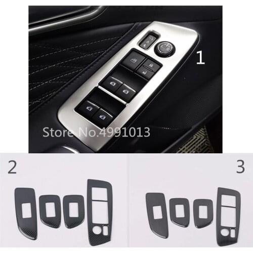 For Toyota Avalon XX50 2018 2019 2020 car interior door window glass Stainless steel panel armrest lift switch button trim frame