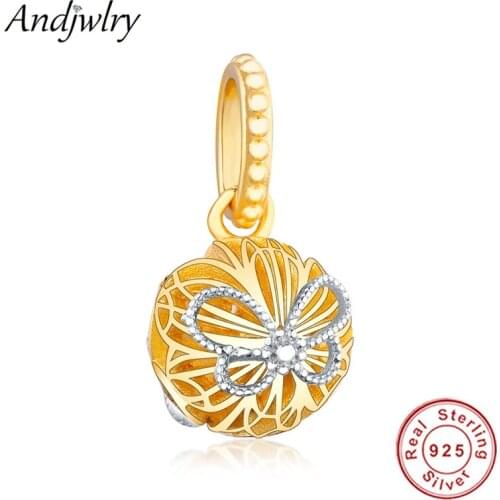 Fit Original Pandora Charms Bracelet 925 Sterling Silver Pendant Gold Dangle Charm Beads Making DIY Jewelry Women Berloque