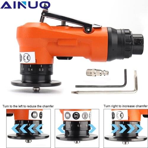 Mini Pneumatic Chamfering Machine Portable 45 Degree Chamfer Metal Trimming Machine Air Tools