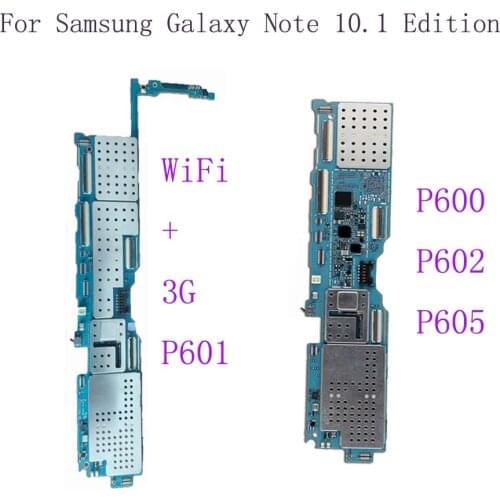 Unlocked Original For Samsung Galaxy Note 10.1 2014 Edition P600 P601 P602 P605 Motherboard Mainboard Android System 16GB ROM