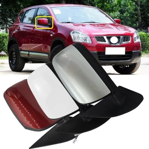Roavia 3/5Pin For Qashqai 2008 2009 2010 2011 2012 2013 2014 2015 Outside Rearview Mirror Side rear view mirror assembly