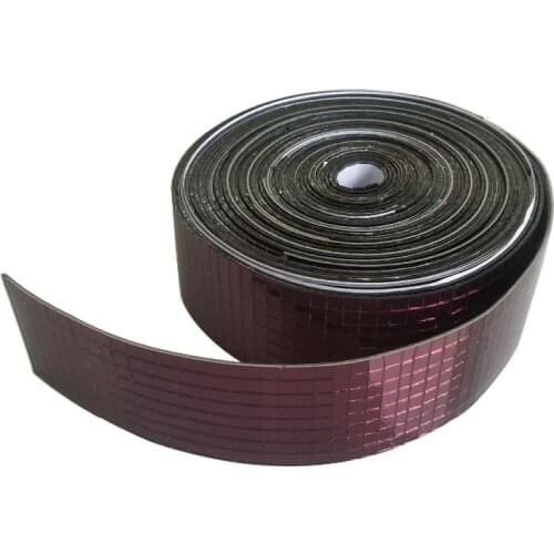 NEw Arrive Purple Roll Self-Adhesive REAL Glass Craft Mini Square Round Mirrors Mosaic Tiles For DIY Crafts ,Ball ,Home decor