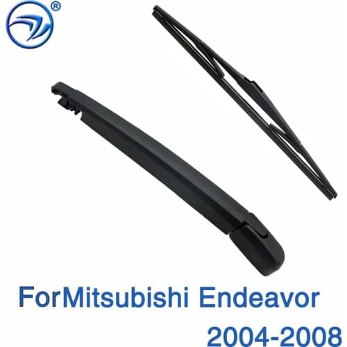 Wiper 12" Rear Wiper Blade & Arm Set For Mitsubishi Endeavor 2004-2008 Windshield Windscreen