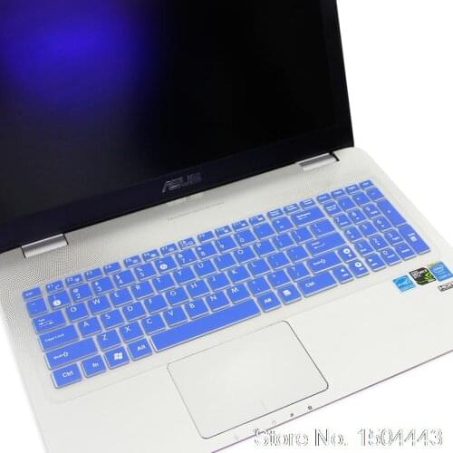 For Asus A555L W519L K555L FX50 X550 K550 N551 ZX50 Y581C R557 A535 15.6 inch laptop keyboard Silicone Protective Keyboard Cover