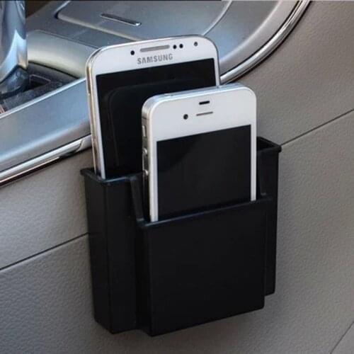 Car styling / box door rack for automobile storage box bag vehicle multi feature phone box car wind outlet storage box