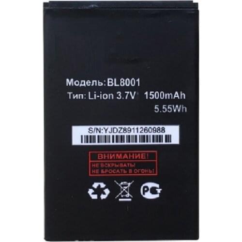 For FLY BL8001 BL 8001 IQ4490 IQ 4490 Battery 3.7V 1500mAh High Quality Mobile Cell Phone Replacement Li-ion Battery Batteries
