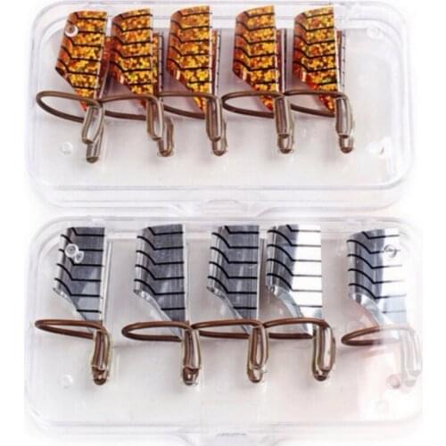 5pcs/set Nail Art Reusable Nail Forms for UV Gel Silver/Gold Manicure Nail Tips Extension Guide Builder Tools Kit