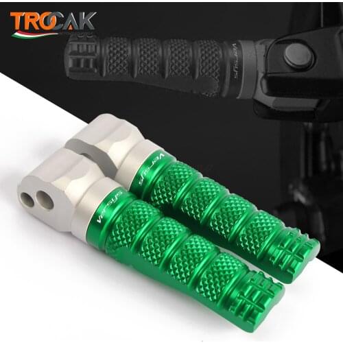 Motorcycle Accessories FOR Kawasaki Versys650 2017 2018 2019 2020 2021 CNC Aluminum Rear Footpegs Foot pegs Modification