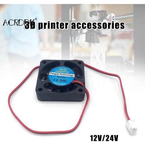 12V/24V Silent Mini Fan 40x40x10mm DC Brushless Fan Cooler Heatsink for 3D Printer Cooling Accessories FL