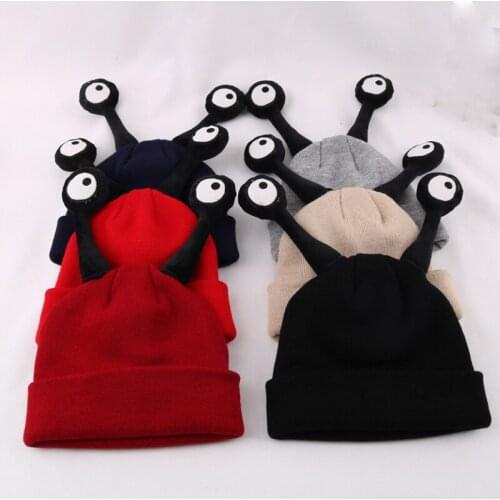 Children Winter Beanie Cap Cute Insect Snail Cartoon Baby Hat Warm Crochet Knitting Wool Hats EIG88