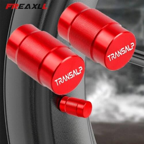 For HONDA TRANSALP 600 650 700 XLV NX650 / FMX650 Motorcycle CNC Accessorie Wheel Tire Valve Stem Caps Airtight Covers