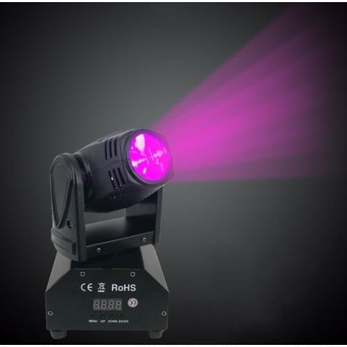 DMX Stage Lighting Mini 10W RGBW LED Beam moving head Light Colorful disco ball effects DJ Bar nightclub Music show party lights