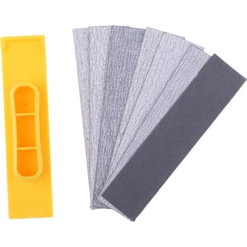 Hobby Model Tools Polishing Sander w/ 7 Type Sandpapers for Plane Gundam DIY