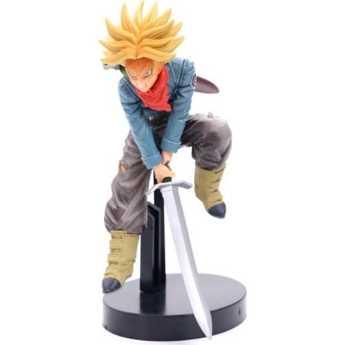 Classic Dragon Ball Super Saiyan Torankusu Character Doll Boxed Decoration Model Toy Action Humanoid Childrens Gift Collectible