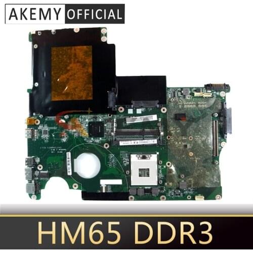 AKEMY For TOSHIBA Satellite X500 X505 DA0TZ6MB8F0 A000054130 HM65 DDR3 Notebook motherboard Mainboard full test 100% work