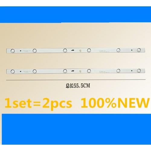 100%NEW 2Pieces/lot FOR 32 inch Using LED LED-32B750 4C-LB320T-GY6 PB08D554173BL051-002H LE32D99 LCD Backlight Light Bar