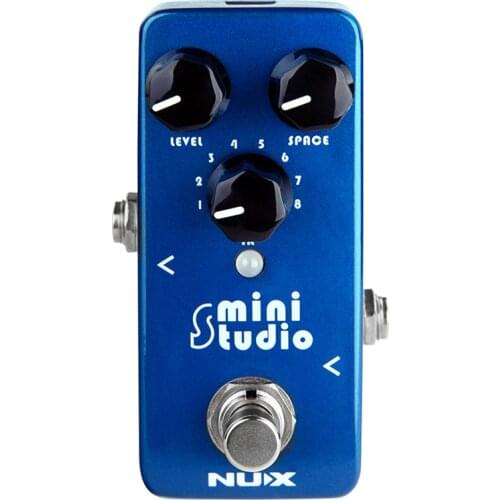 NUX Mini Studio Guitar Pedal Effects Speaker Cabinet Simulator and IR Loader Effect Pedals 8 Guitar Cabinets Parts Accessories