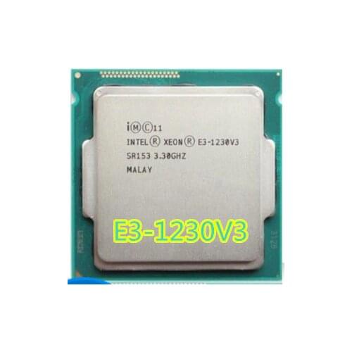 Intel E3-1230 V3 E3 1230 V3 E3 1230 V3 Quad-Core Processor LGA1150 Desktop CPU properly Desktop Proces